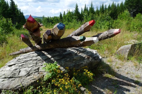 Art in a land of wild giants.